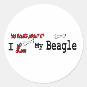 Beagle (I Liebe) Aufkleber
