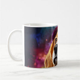 Beagle in einem rosa Hut Kaffeetasse