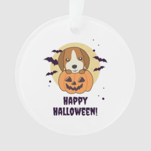 Beagle in Pumpkin Sweet Hunde glückliche Halloween Ornament