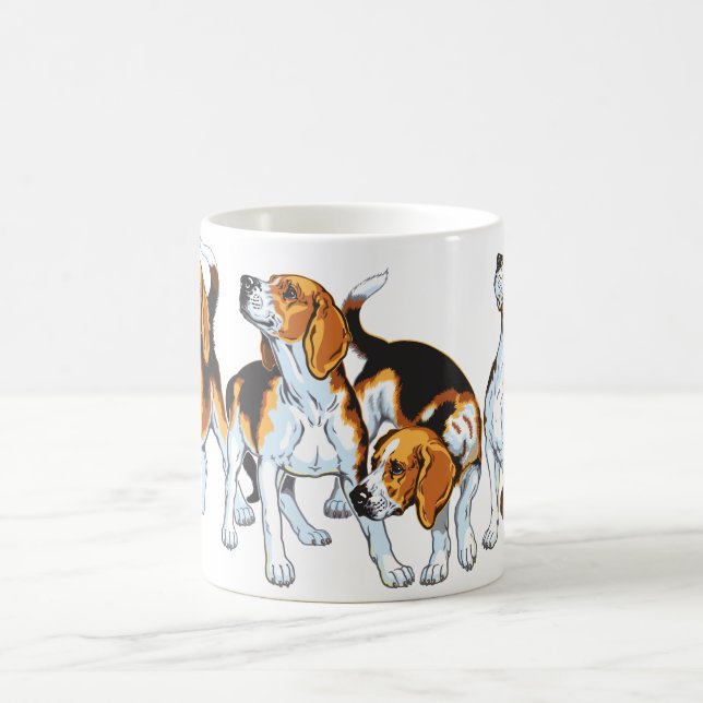 Beagle Kaffeetasse (Mittel)