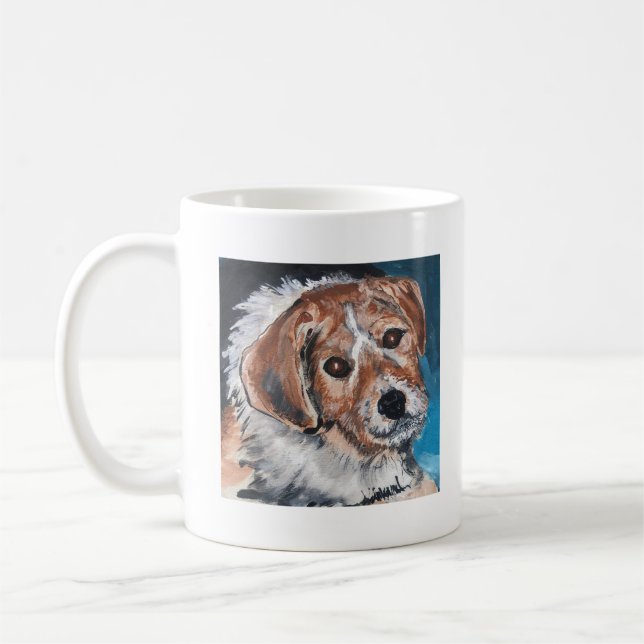 Beagle Kaffeetasse (Links)