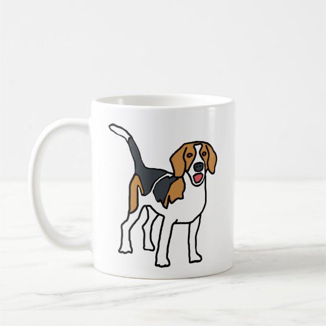 Beagle Kaffeetasse (Links)