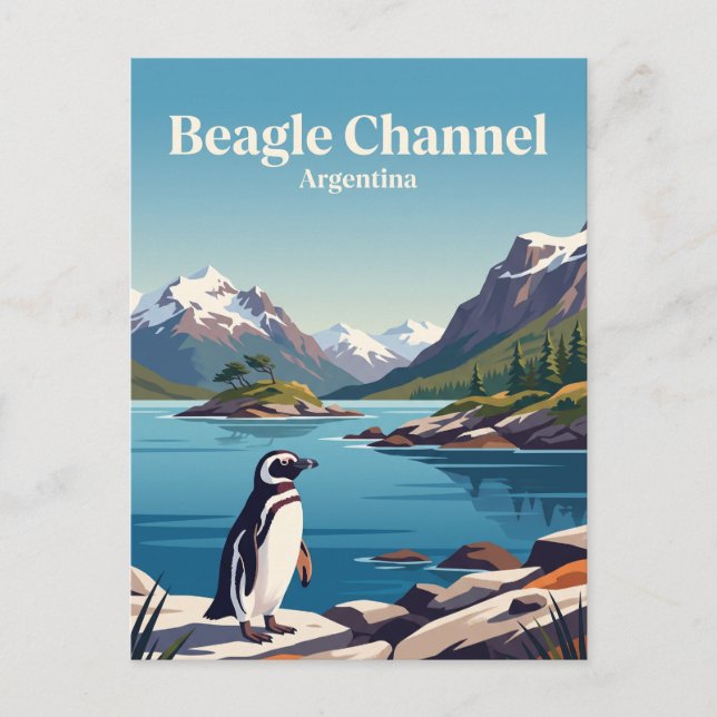 Beagle-Kanal Argentinien Postkarte (Vorderseite)