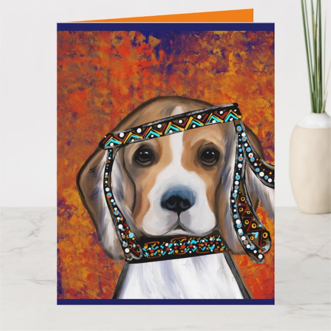 Beagle Karte (Vorderseite)