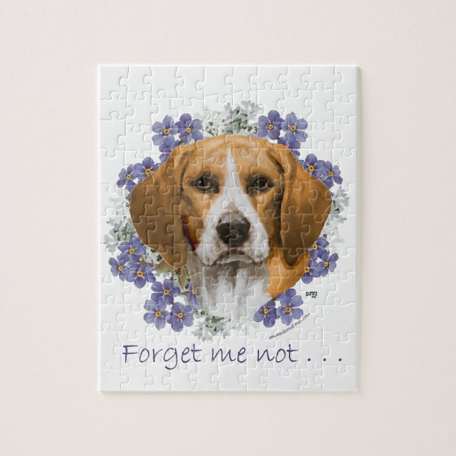 Beagle Keepake Puzzle (Vertikal)