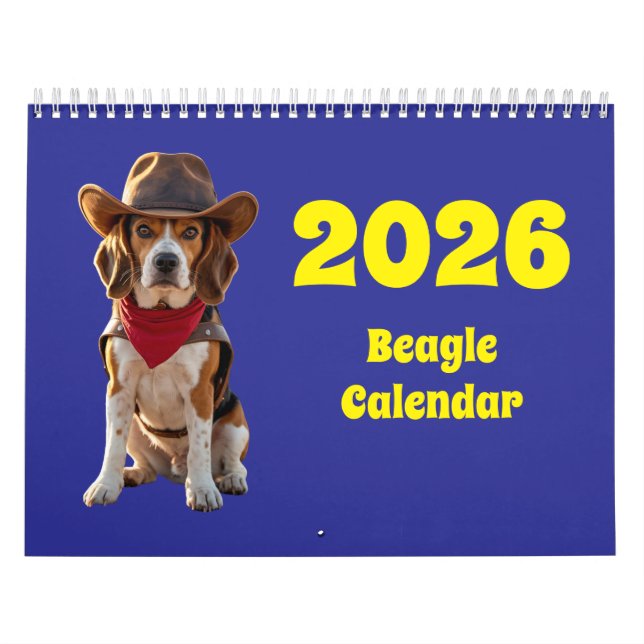 Beagle-Kenderkalender Kalender (Titelbild)