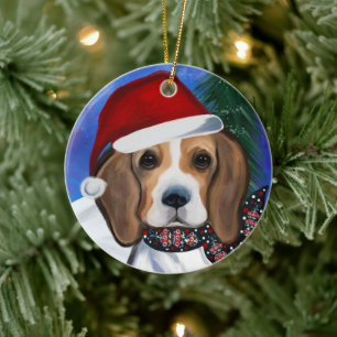 Beagle keramik ornament