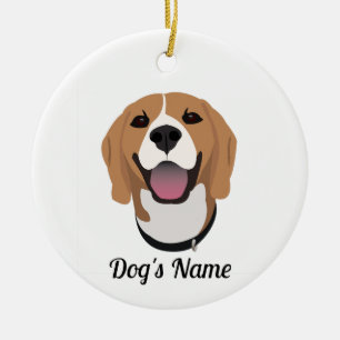 Beagle Keramik Ornament