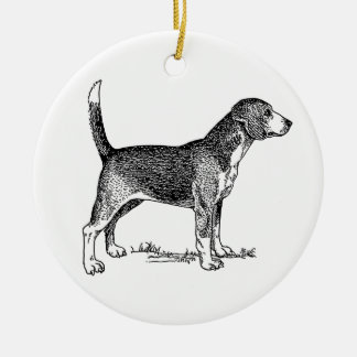 Beagle Keramikornament
