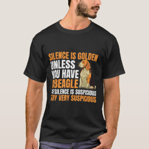 Beagle Kleiner Hund Jagd Haustierzüchter Stille T-Shirt