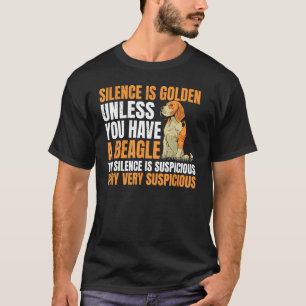 Beagle Kleiner Hund Jagd Haustierzüchter Stille T-Shirt