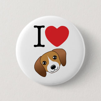 Beagle-Knopf Button
