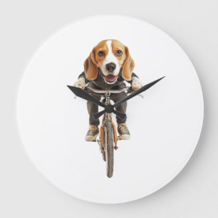 Beagle Kopie Kopie Kopie Große Wanduhr