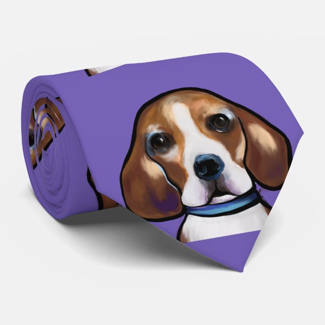 Beagle       krawatte (Gerollt)