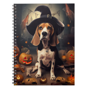Beagle-Kürbisse Halloween Gruselig Notizblock