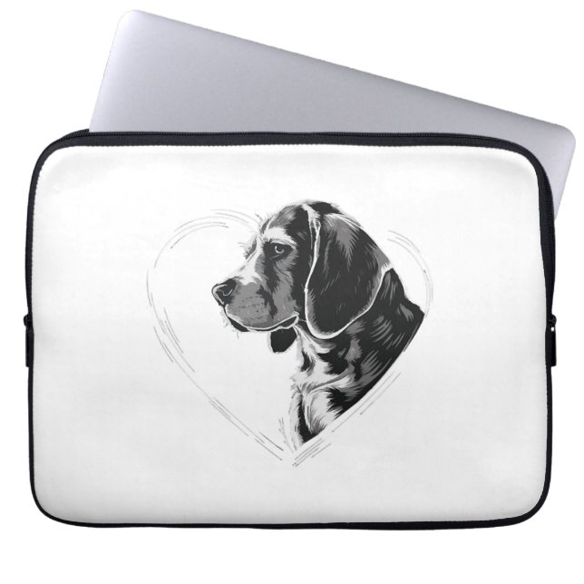 Beagle   laptopschutzhülle (Vorderseite)
