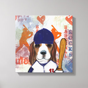 Beagle leinwanddruck