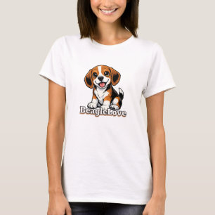Beagle Liebe   Hunde Liebhaber T-Shirt