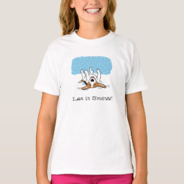 Beagle Lieben Winter - Lass es Schneehundstuhl Url T-Shirt