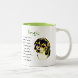 Beagle Liebhaber Geschenke Zweifarbige Tasse