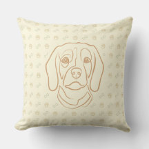Beagle-Linienkunst, Eleganz mit Haltung