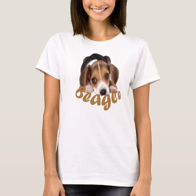 Beagle lockert T - Shirt auf (Vorderseite)