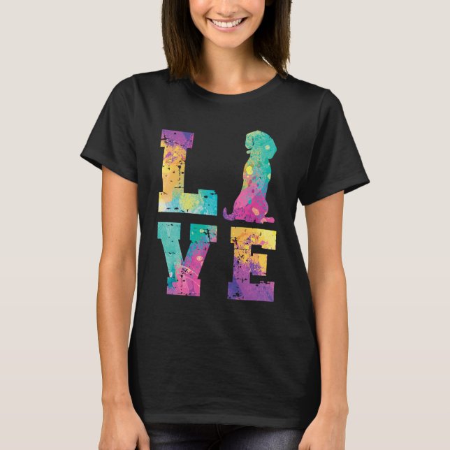 Beagle Love T-Shirt (Vorderseite)