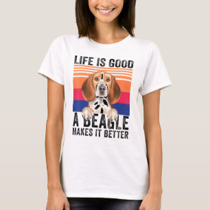 Beagle machen Ihr Leben Vintag gut T-Shirt