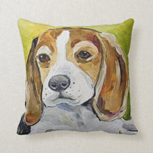 Beagle-Malerei-Kissen Kissen