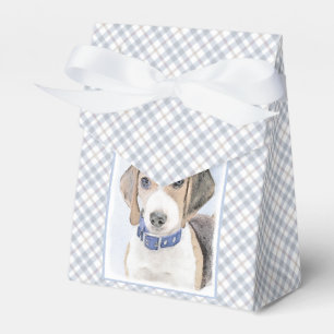 Beagle Malerei - Niedliche Original Hunde Kunst Geschenkschachtel