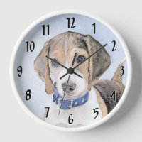 Beagle Malerei - Niedliche Original Hunde Kunst