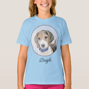 Beagle Malerei - Niedlicher Original Hunde Art T - T-Shirt