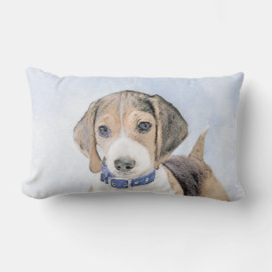 Beagle-Malerei - Süße originelle Hundekunst Lendenkissen