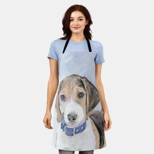 Beagle-Malerei - Süße originelle Hundekunst Schürze
