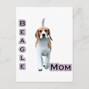 BEAGLE MAMA 4 POSTKARTE