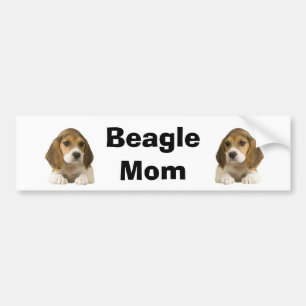 Beagle-Mama-Autoaufkleber Autoaufkleber