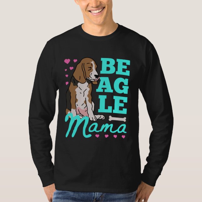 Beagle Mama Beagles Mom Dog Owner Beagle T-Shirt (Vorderseite)