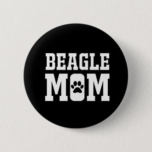 Beagle Mama Button