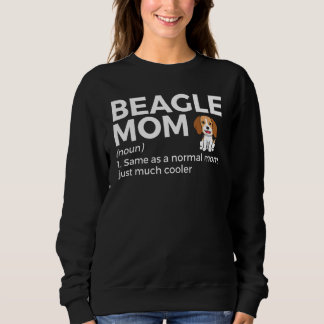 Beagle Mama Definition Witziger Beagle Besitzer Ha Sweatshirt