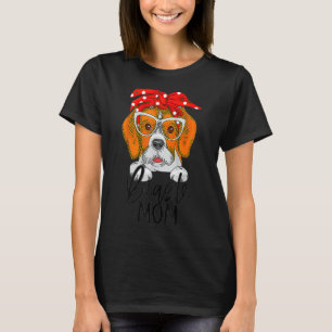 Beagle Mama Dog Mama Girl Mother Day Beagle T-Shirt
