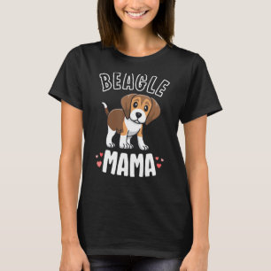 Beagle Mama Hund Mama Shirts für Frauen Geschenk f