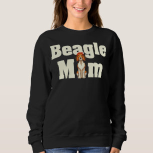 Beagle Mama Hundebesitzer Frauen Süße Tier Haustie Sweatshirt