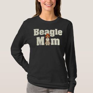 Beagle Mama Hundebesitzer Frauen Süße Tier Haustie T-Shirt