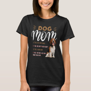 Beagle Mama Ja, er ist mein Kind für Hund T-Shirt