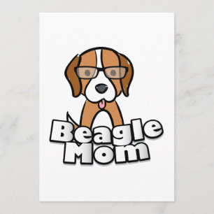 Beagle Mama Liebe Hunde Muttertagsgeschenk Karte