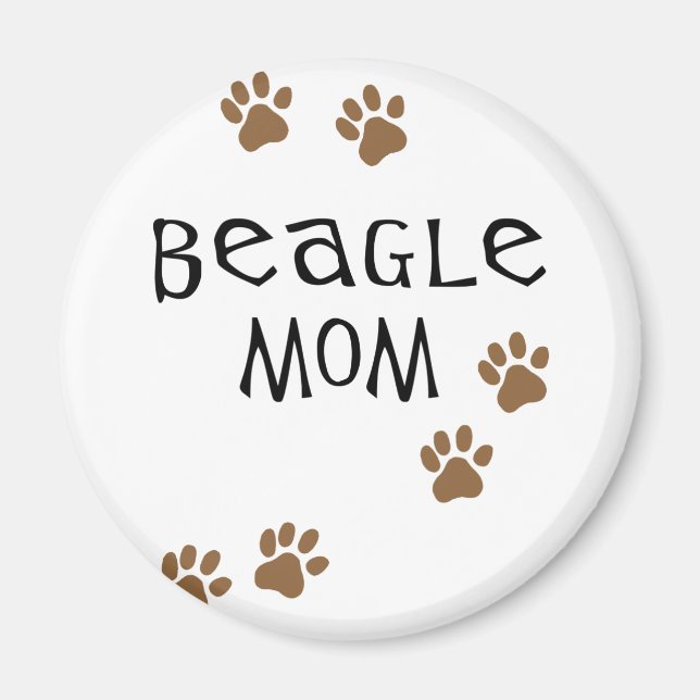 Beagle Mama Magnet (Vorne)