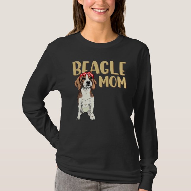 Beagle Mama Niedliche Hundebänder Männer G T-Shirt (Vorderseite)