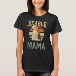 Beagle Mama Owner Welpe Hund Beagle Mama Mutter Ma T-Shirt