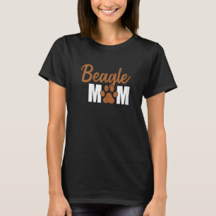 Beagle Mama Pawprint T-Shirt