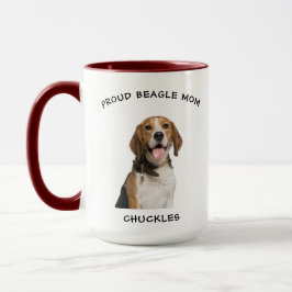Beagle Mama Personalisiert Hunde Foto Tasse